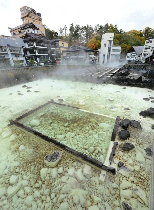 治愈之旅 体验日本第一名汤草津温泉