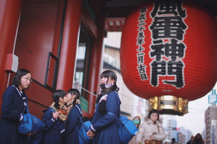 东京见闻之街头制服少女