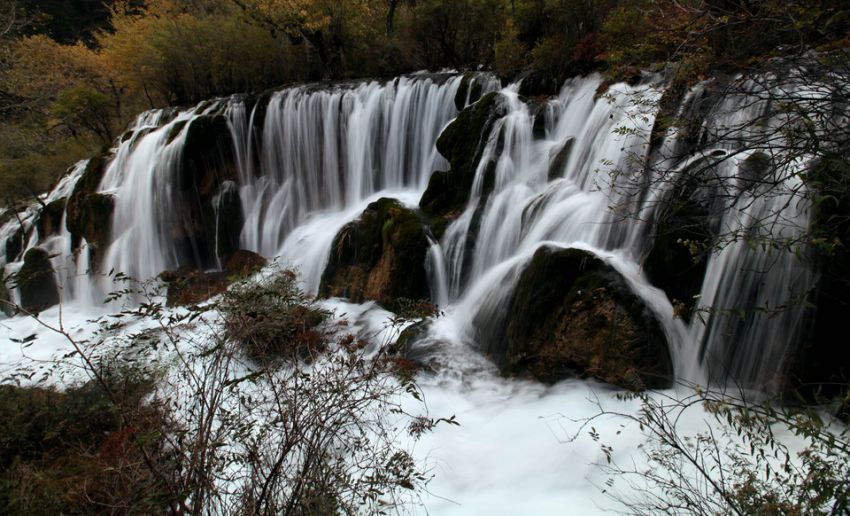 最有魅力的水 九寨沟瀑布美景记