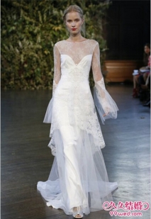Claire Pettibone 灵感来源于教堂的2015婚纱设计