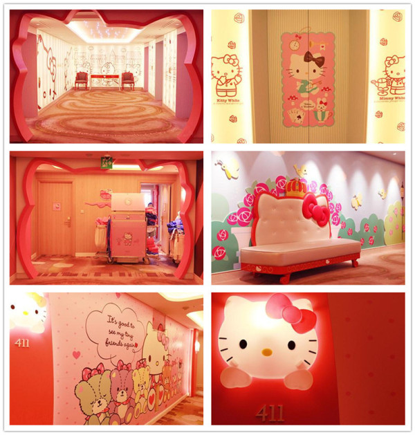 Hello Kitty主题宾馆，好有爱，你想住吗？