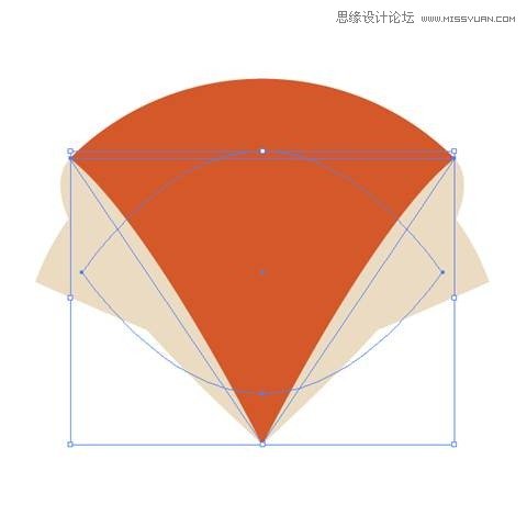 Illustrator绘制复古风格的可爱卡通狐狸